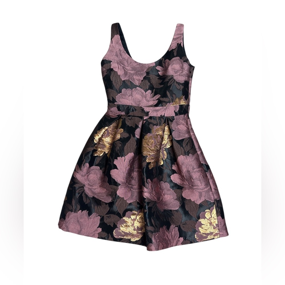 Miss Selfridge Blush Pink and Gold party dress